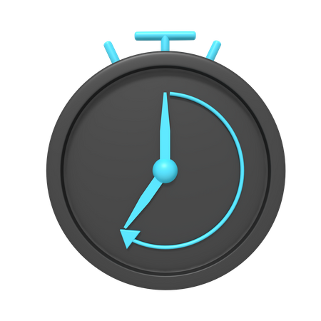 Stopwatch  3D Icon