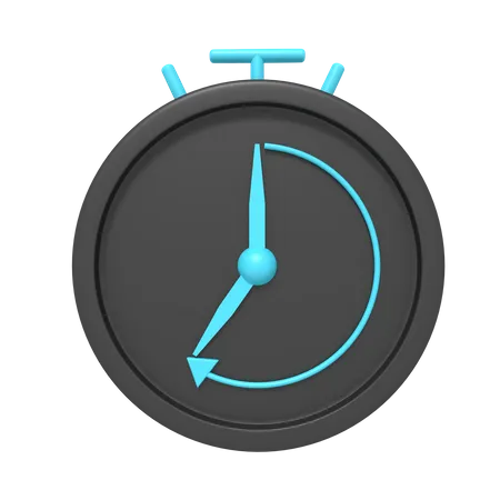 Stopwatch  3D Icon