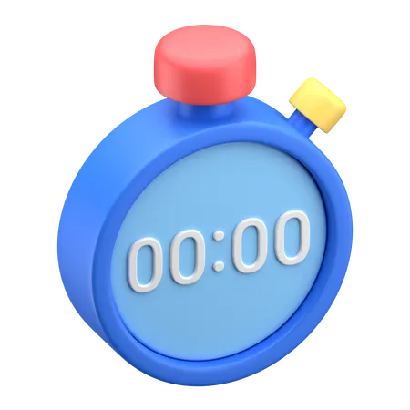 Stopwatch  3D Icon