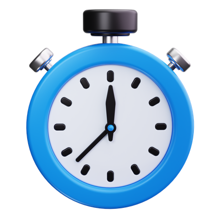 Stopwatch  3D Icon