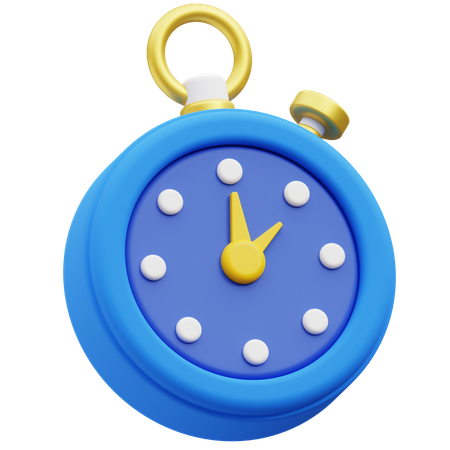 Stopwatch  3D Icon