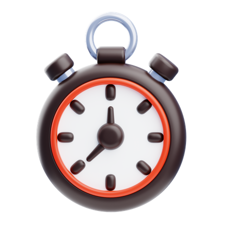 Stopwatch  3D Icon