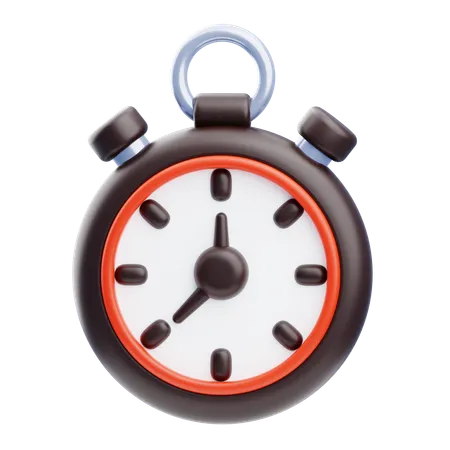 Stopwatch  3D Icon