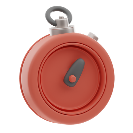 Stopwatch  3D Icon