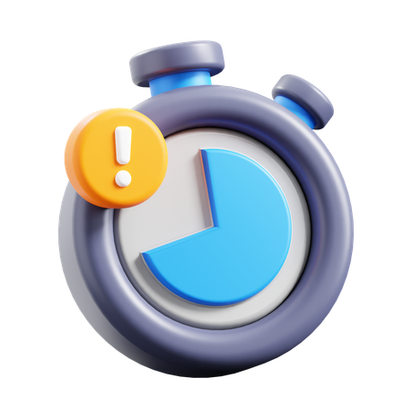 Stopwatch  3D Icon