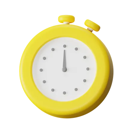 Stopwatch  3D Icon