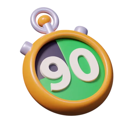 Stopwatch  3D Icon