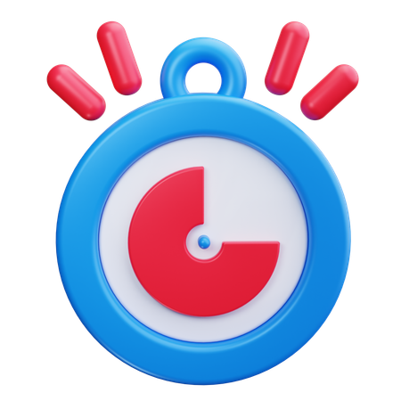 Stopwatch  3D Icon