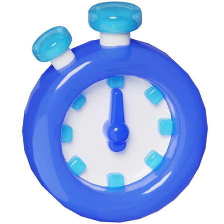 Stopwatch  3D Icon