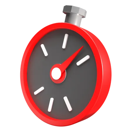 Stopwatch  3D Icon