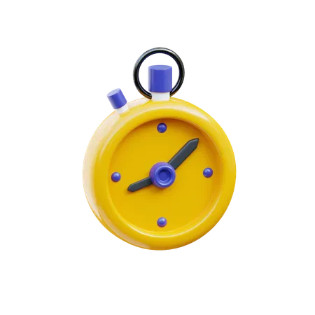 Stopwatch  3D Icon