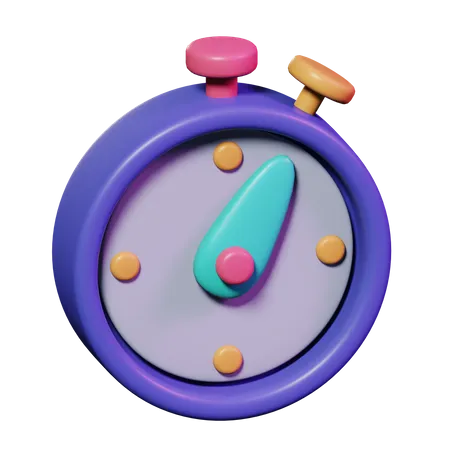 Stopwatch  3D Icon