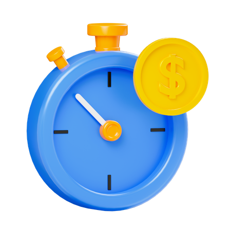 Stopwatch  3D Icon