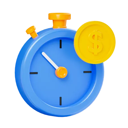 Stopwatch  3D Icon