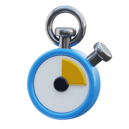 Stopwatch  3D Icon