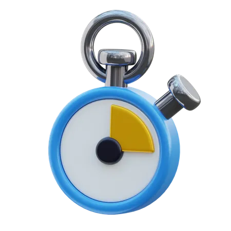 Stopwatch  3D Icon