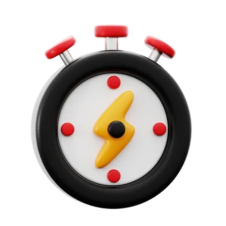 Stopwatch  3D Icon