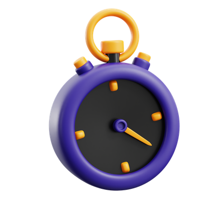 Stopwatch  3D Icon