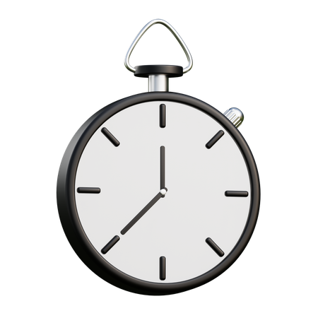 Stopwatch  3D Icon