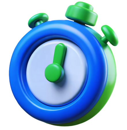 Stopwatch  3D Icon