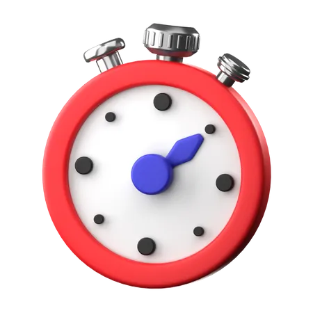 Stopwatch  3D Icon