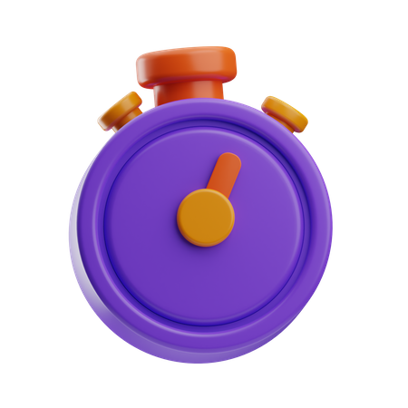 Stopwatch  3D Icon