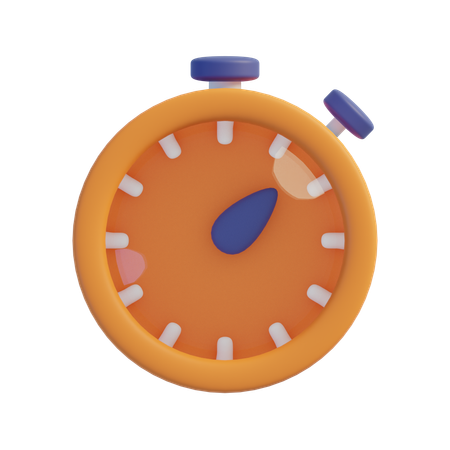 Stopwatch  3D Icon