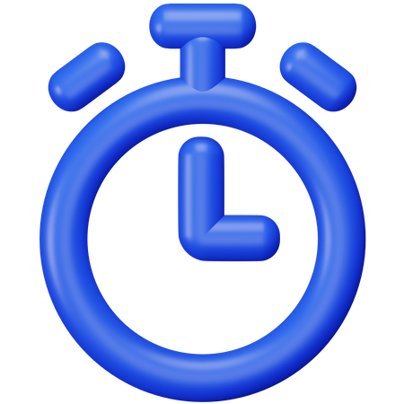 Stopwatch  3D Icon