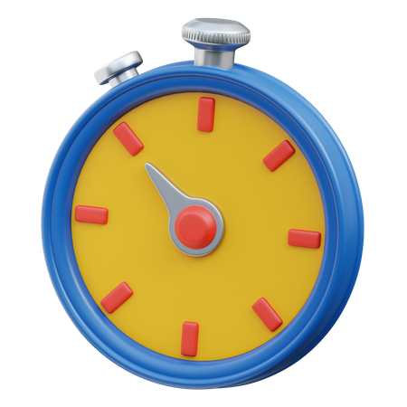 Stopwatch  3D Icon