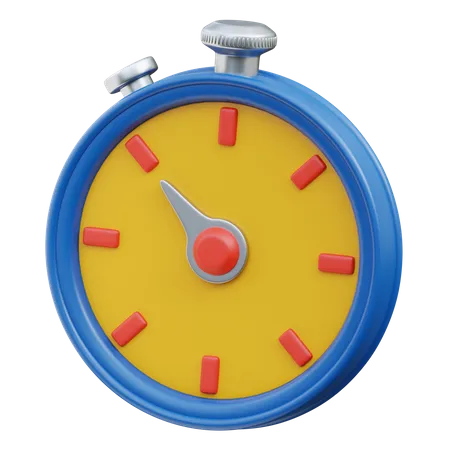 Stopwatch  3D Icon