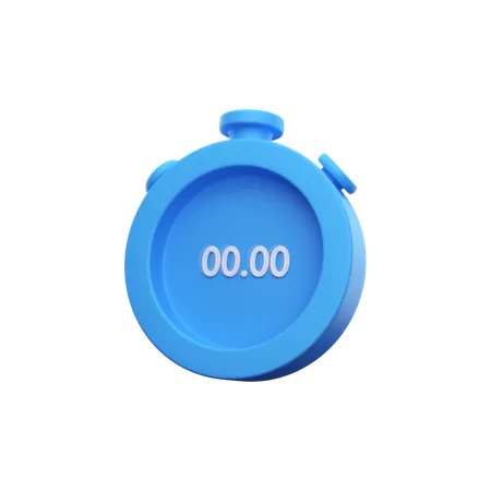 Stopwatch  3D Icon