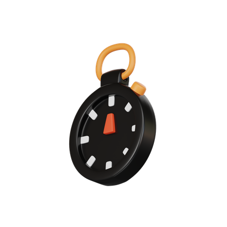 Stopwatch  3D Icon