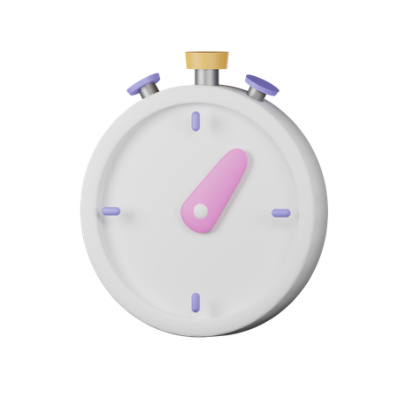 Stopwatch  3D Icon