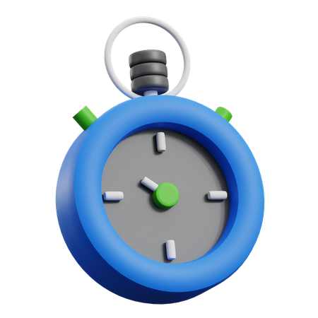 Stopwatch  3D Icon