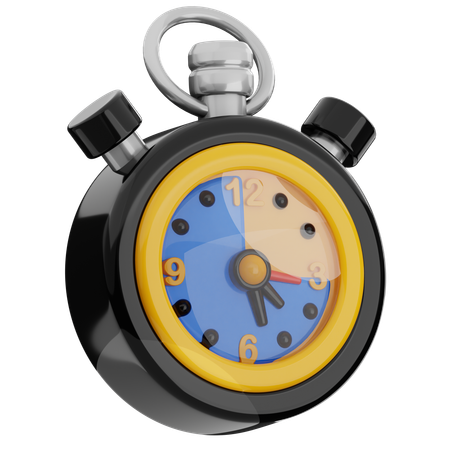 Stopwatch  3D Icon