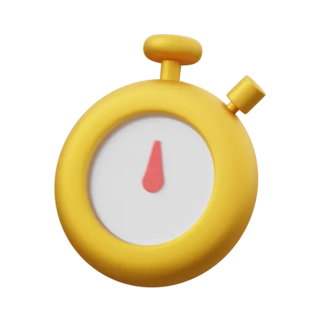 Stopwatch  3D Icon