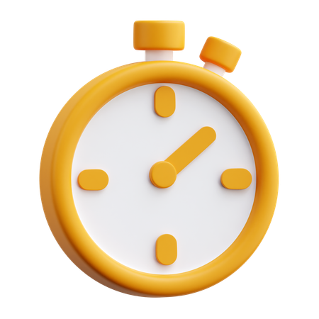 Stopwatch  3D Icon