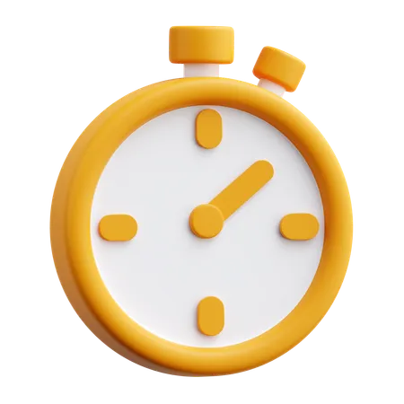 Stopwatch  3D Icon