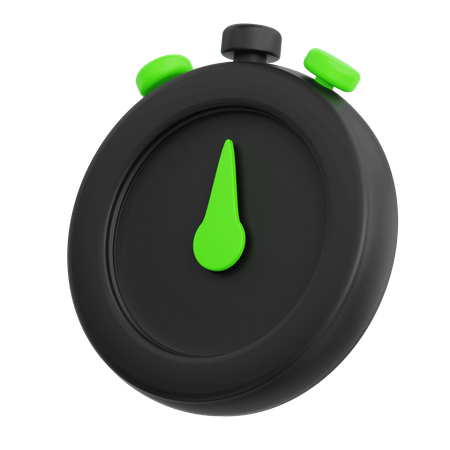 Stopwatch  3D Icon