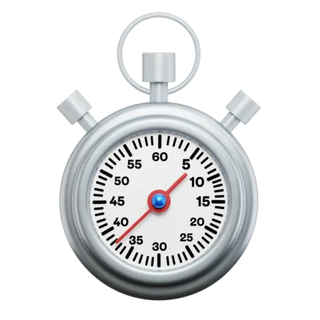 Stopwatch  3D Icon