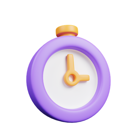 Stopwatch  3D Icon