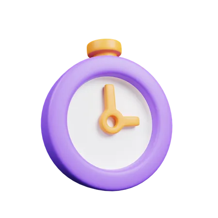 Stopwatch  3D Icon