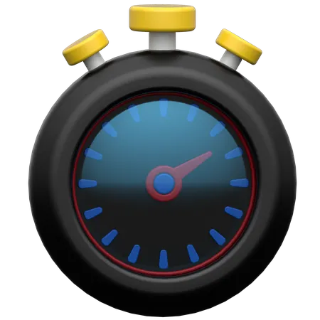 Stopwatch  3D Icon