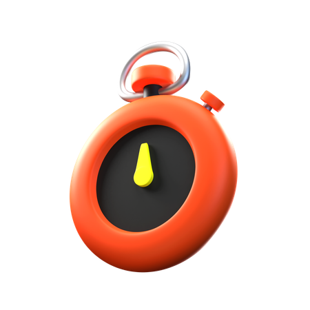 Stopwatch  3D Icon