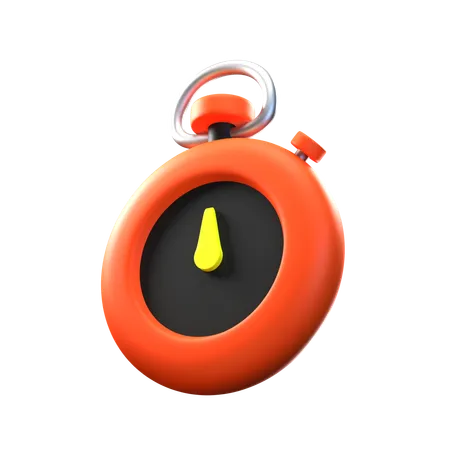 Stopwatch  3D Icon