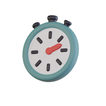 Stopwatch  3D Icon