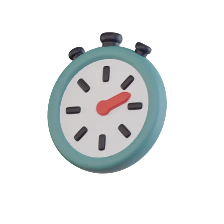 Stopwatch  3D Icon