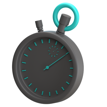 Stopwatch  3D Icon