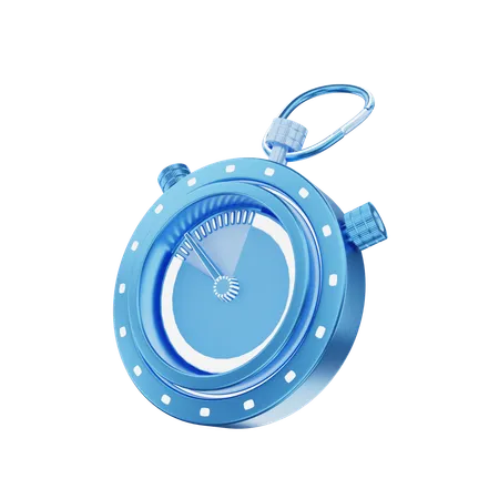 Stopwatch  3D Icon