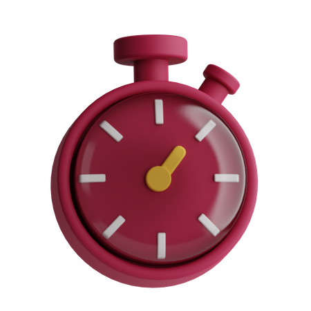 Stopwatch  3D Icon